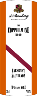 d'Arenberg Coppermine Road Cabernet Sauvignon 2008