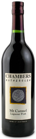 Chambers Rosewood Mt Carmel Liqueur Port