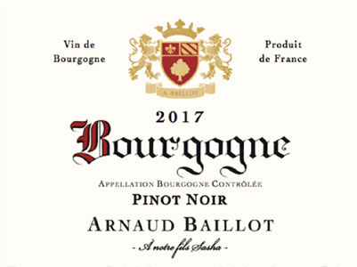 Arnaud Baillot Bourgogne Rouge AC 2023 (per 6 pack)