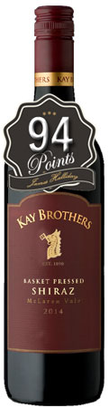 Kay Brothers Basket Pressed Shiraz 2022
